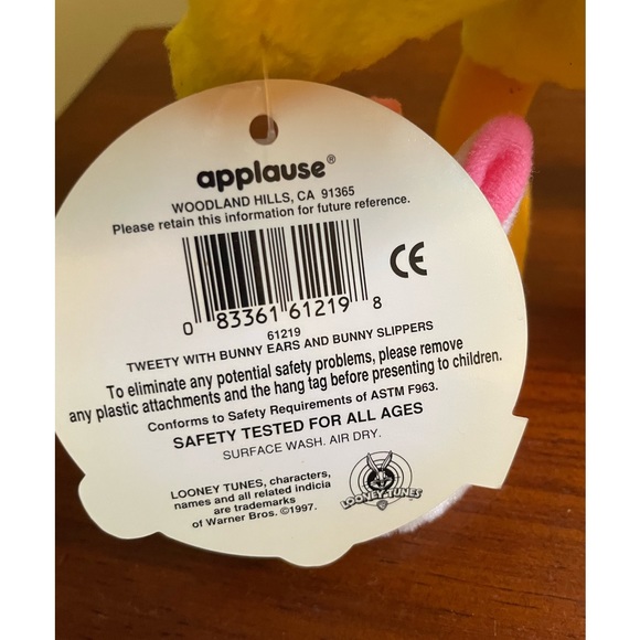 Warner Bros. Tweety Bird Bunny Ears & Slippers - Picture 10 of 13
